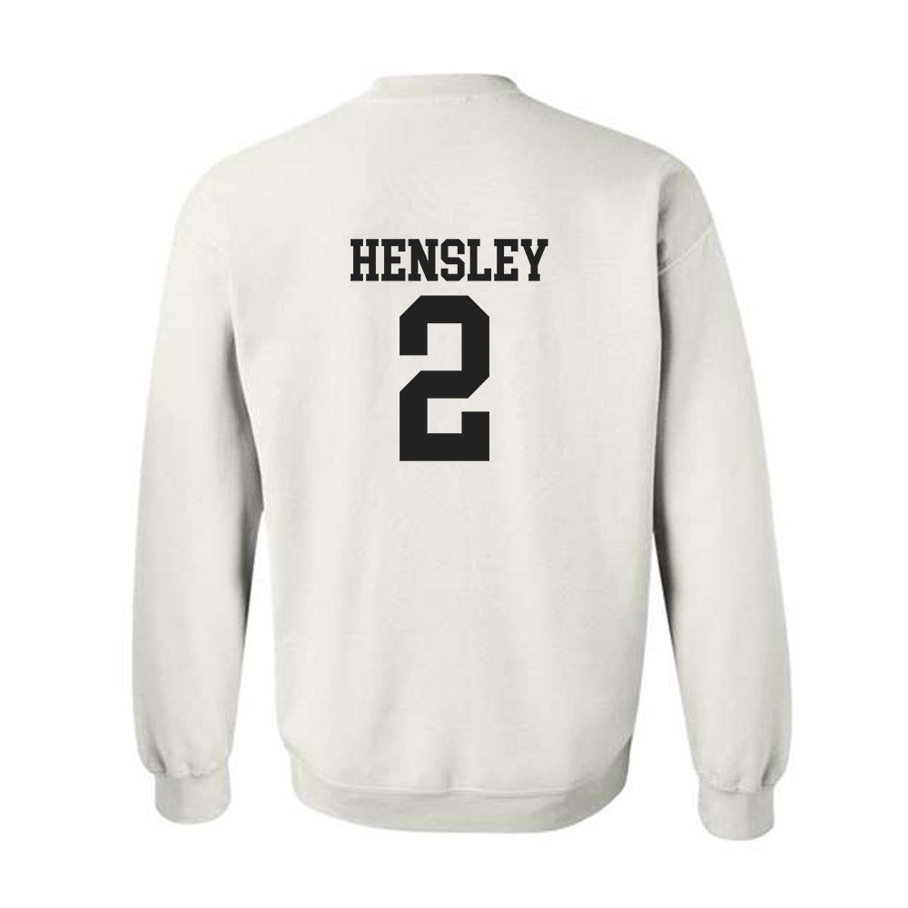 Campbell - NCAA Baseball : Connor Hensley - Replica Shersey Crewneck Sweatshirt-1