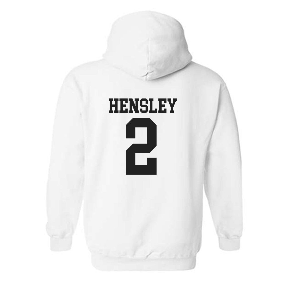Campbell - NCAA Baseball : Connor Hensley - Replica Shersey Hooded Sweatshirt-1