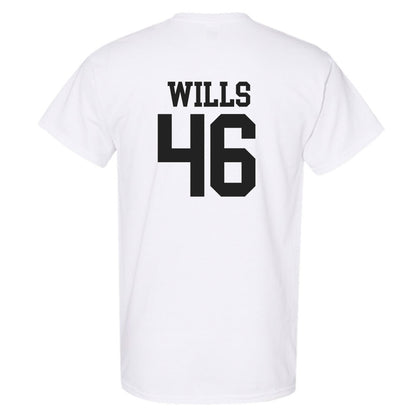 Campbell - NCAA Baseball : Houston Wills - Replica Shersey T-Shirt-1
