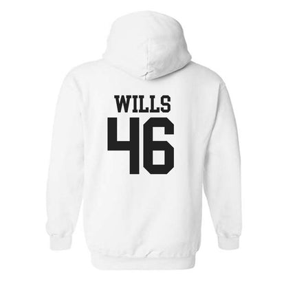 Campbell - NCAA Baseball : Houston Wills - Replica Shersey Hooded Sweatshirt-1