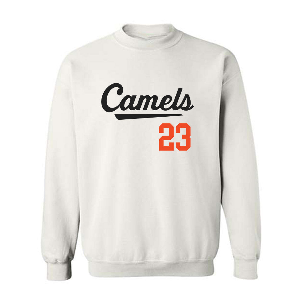 Campbell - NCAA Baseball : Camden Wimbish - Replica Shersey Crewneck Sweatshirt-0