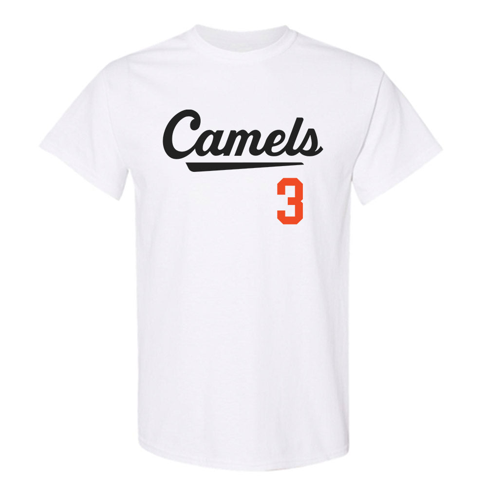 Campbell - NCAA Baseball : Jonah Oster - Replica Shersey T-Shirt-0