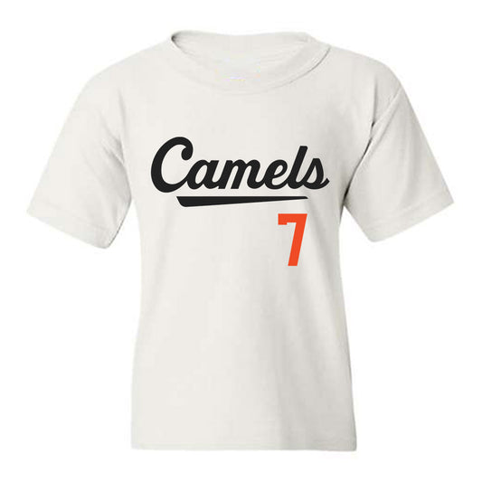 Campbell - NCAA Baseball : Cooper Clark - Replica Shersey Youth T-Shirt-0