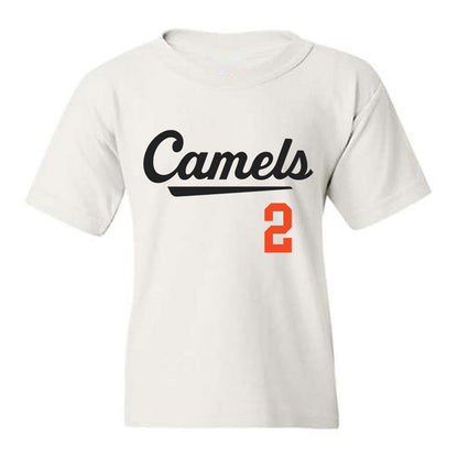 Campbell - NCAA Baseball : Connor Hensley - Replica Shersey Youth T-Shirt-0