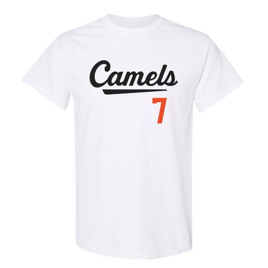 Campbell - NCAA Baseball : Cooper Clark - Replica Shersey T-Shirt-0