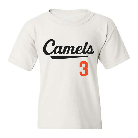 Campbell - NCAA Baseball : Jonah Oster - Replica Shersey Youth T-Shirt-0