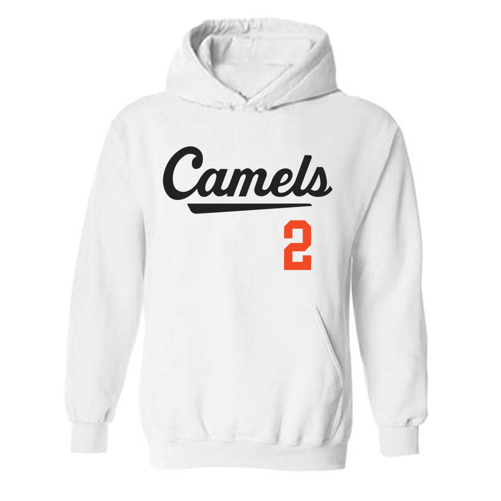 Campbell - NCAA Baseball : Connor Hensley - Replica Shersey Hooded Sweatshirt-0