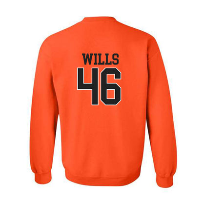 Campbell - NCAA Baseball : Houston Wills - Replica Shersey Crewneck Sweatshirt-1