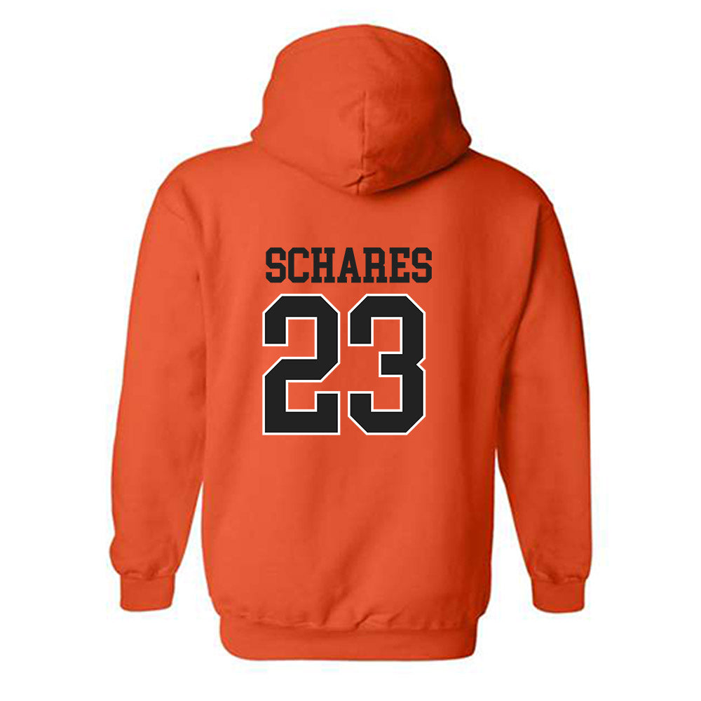 Campbell - NCAA Baseball : Bryce Schares - Replica Shersey Hooded Sweatshirt-1