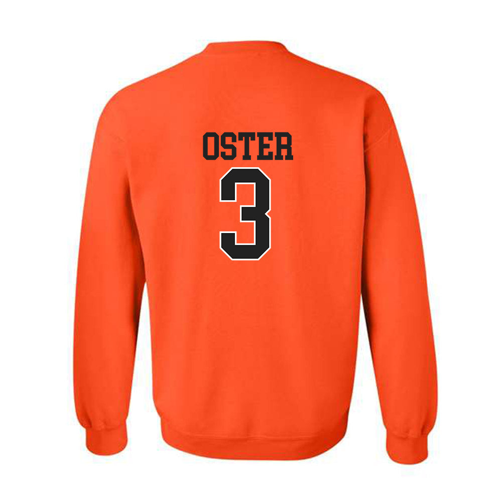 Campbell - NCAA Baseball : Jonah Oster - Replica Shersey Crewneck Sweatshirt-1