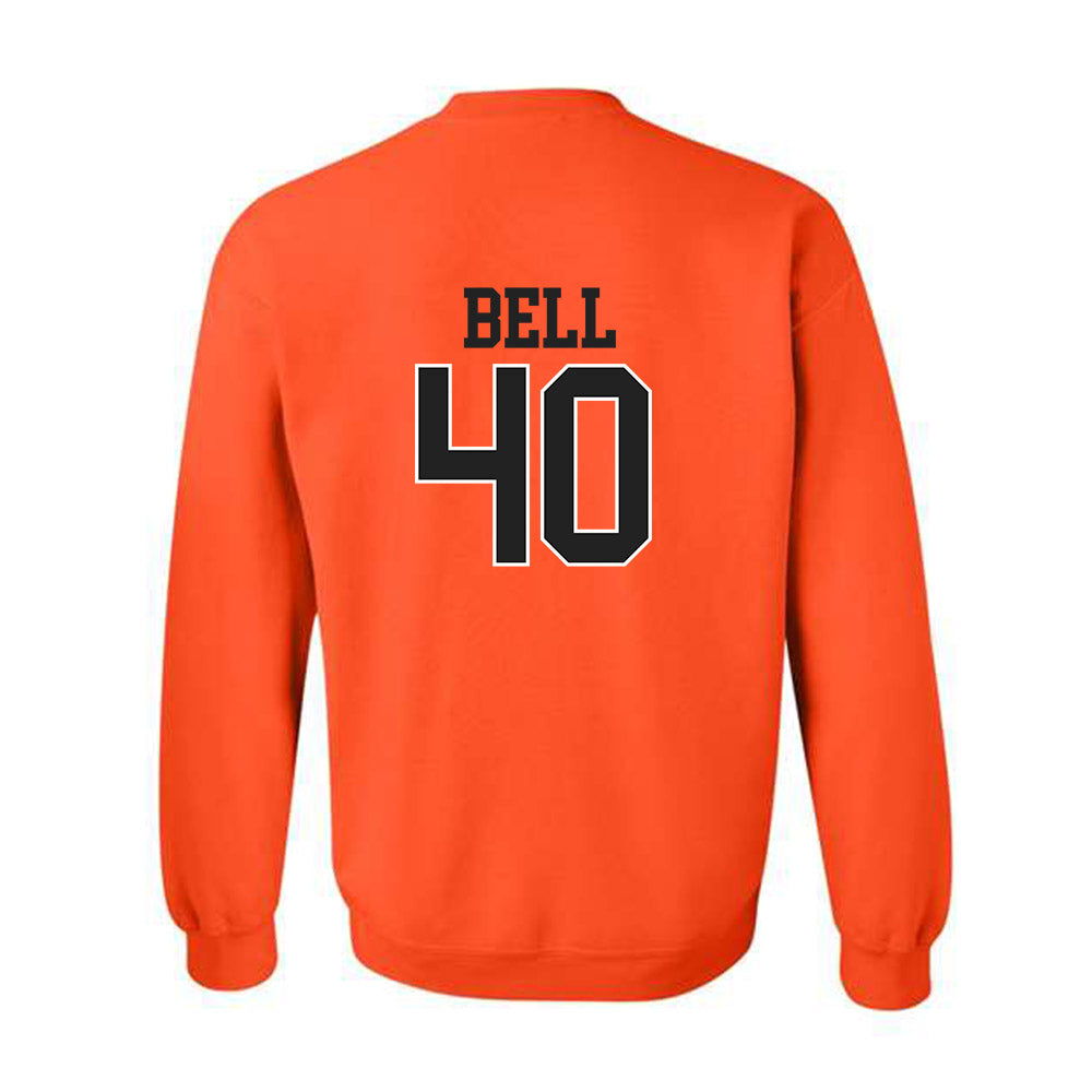 Campbell - NCAA Baseball : Jimmy Bell - Replica Shersey Crewneck Sweatshirt-1