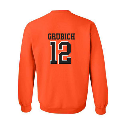 Campbell - NCAA Baseball : Lleyton Grubich - Replica Shersey Crewneck Sweatshirt-1