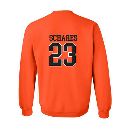 Campbell - NCAA Baseball : Bryce Schares - Replica Shersey Crewneck Sweatshirt-1