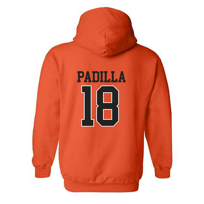 Campbell - NCAA Baseball : Isaiah Padilla - Replica Shersey Hooded Sweatshirt-1