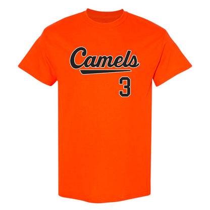 Campbell - NCAA Baseball : Jonah Oster - Replica Shersey T-Shirt-0