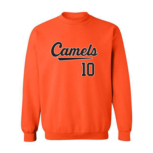 Campbell - NCAA Baseball : Darnell Parker Jr - Replica Shersey Crewneck Sweatshirt-0