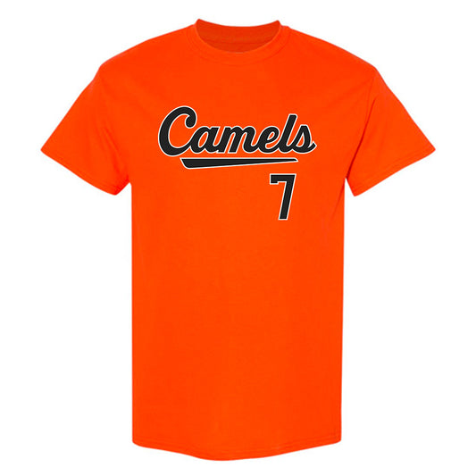 Campbell - NCAA Baseball : Cooper Clark - Replica Shersey T-Shirt-0