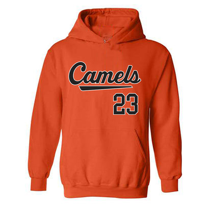 Campbell - NCAA Baseball : Camden Wimbish - Replica Shersey Hooded Sweatshirt-0