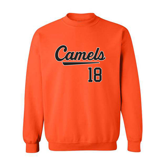 Campbell - NCAA Baseball : Isaiah Padilla - Replica Shersey Crewneck Sweatshirt-0