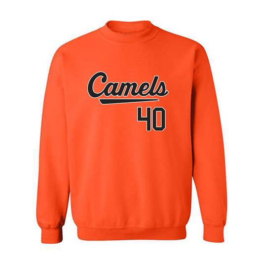 Campbell - NCAA Baseball : Jimmy Bell - Replica Shersey Crewneck Sweatshirt-0