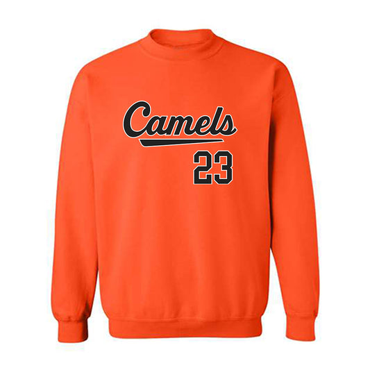 Campbell - NCAA Baseball : Bryce Schares - Replica Shersey Crewneck Sweatshirt-0