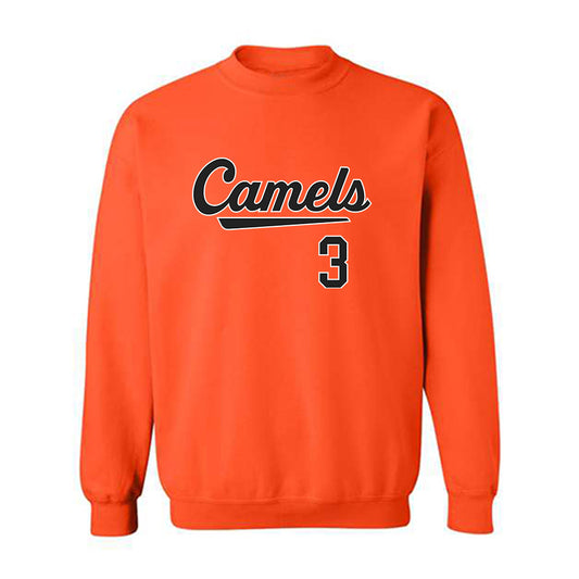Campbell - NCAA Baseball : Jonah Oster - Replica Shersey Crewneck Sweatshirt-0