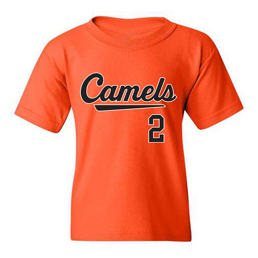 Campbell - NCAA Baseball : Connor Hensley - Replica Shersey Youth T-Shirt-0