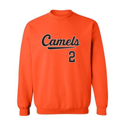 Campbell - NCAA Baseball : Connor Hensley - Replica Shersey Crewneck Sweatshirt-0