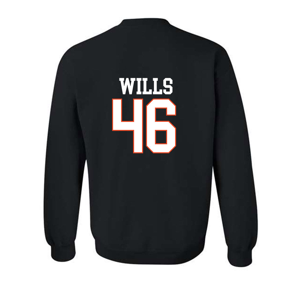 Campbell - NCAA Baseball : Houston Wills - Replica Shersey Crewneck Sweatshirt-1