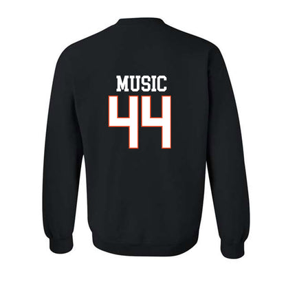 Campbell - NCAA Baseball : Jett Music - Replica Shersey Crewneck Sweatshirt-1