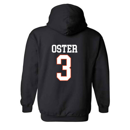 Campbell - NCAA Baseball : Jonah Oster - Replica Shersey Hooded Sweatshirt-1