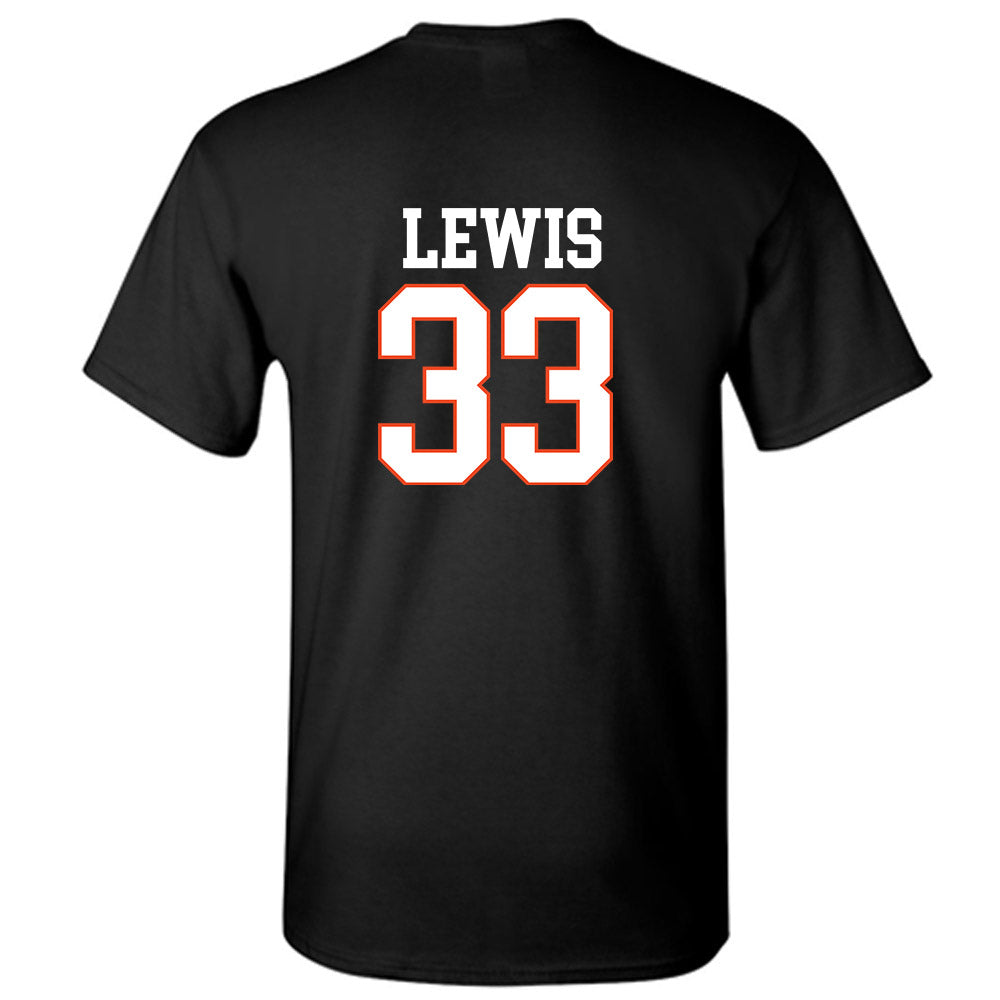 Campbell - NCAA Baseball : Harrison Lewis - Replica Shersey T-Shirt-1