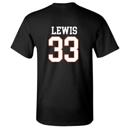 Campbell - NCAA Baseball : Harrison Lewis - Replica Shersey T-Shirt-1
