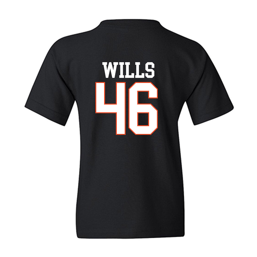 Campbell - NCAA Baseball : Houston Wills - Replica Shersey Youth T-Shirt-1