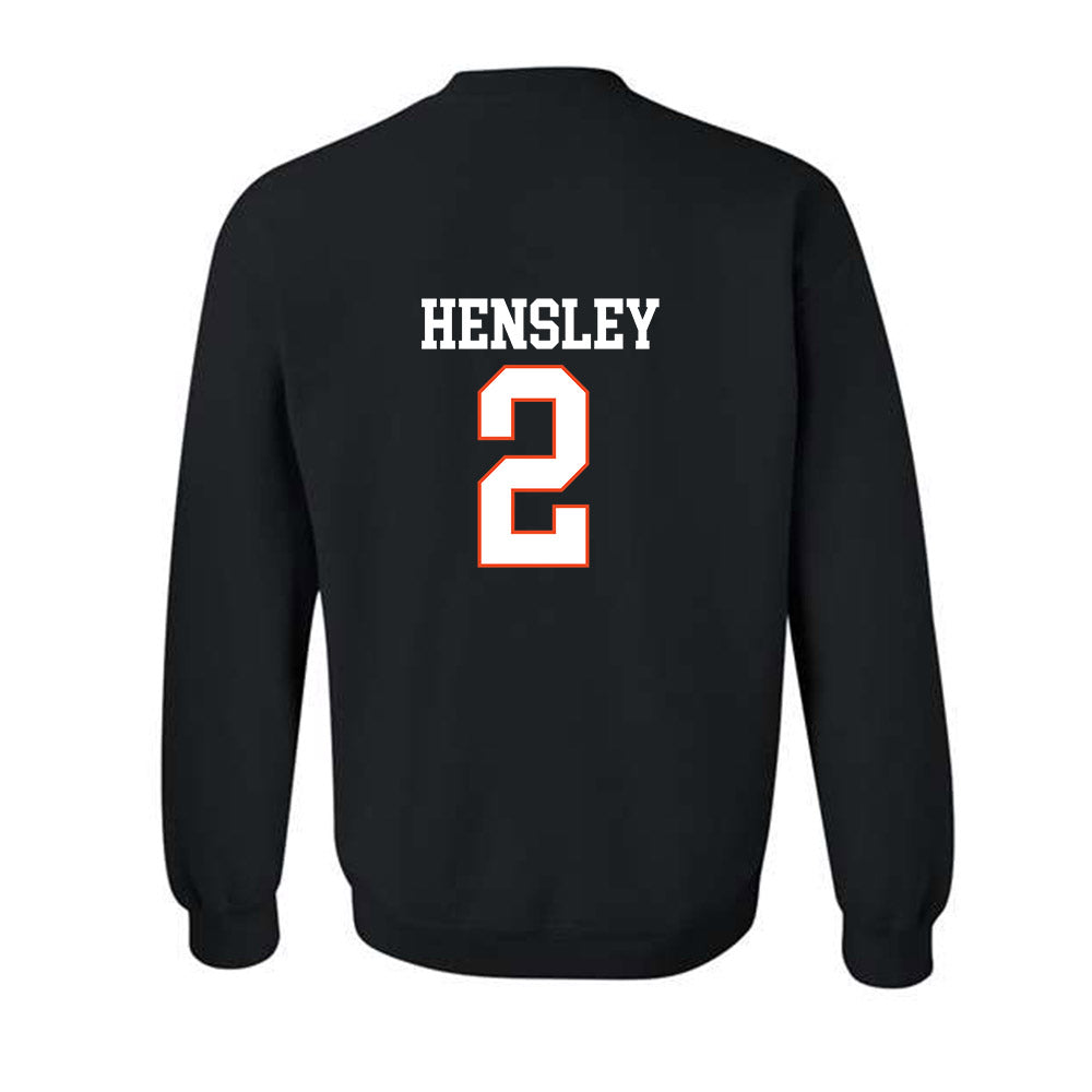 Campbell - NCAA Baseball : Connor Hensley - Replica Shersey Crewneck Sweatshirt-1