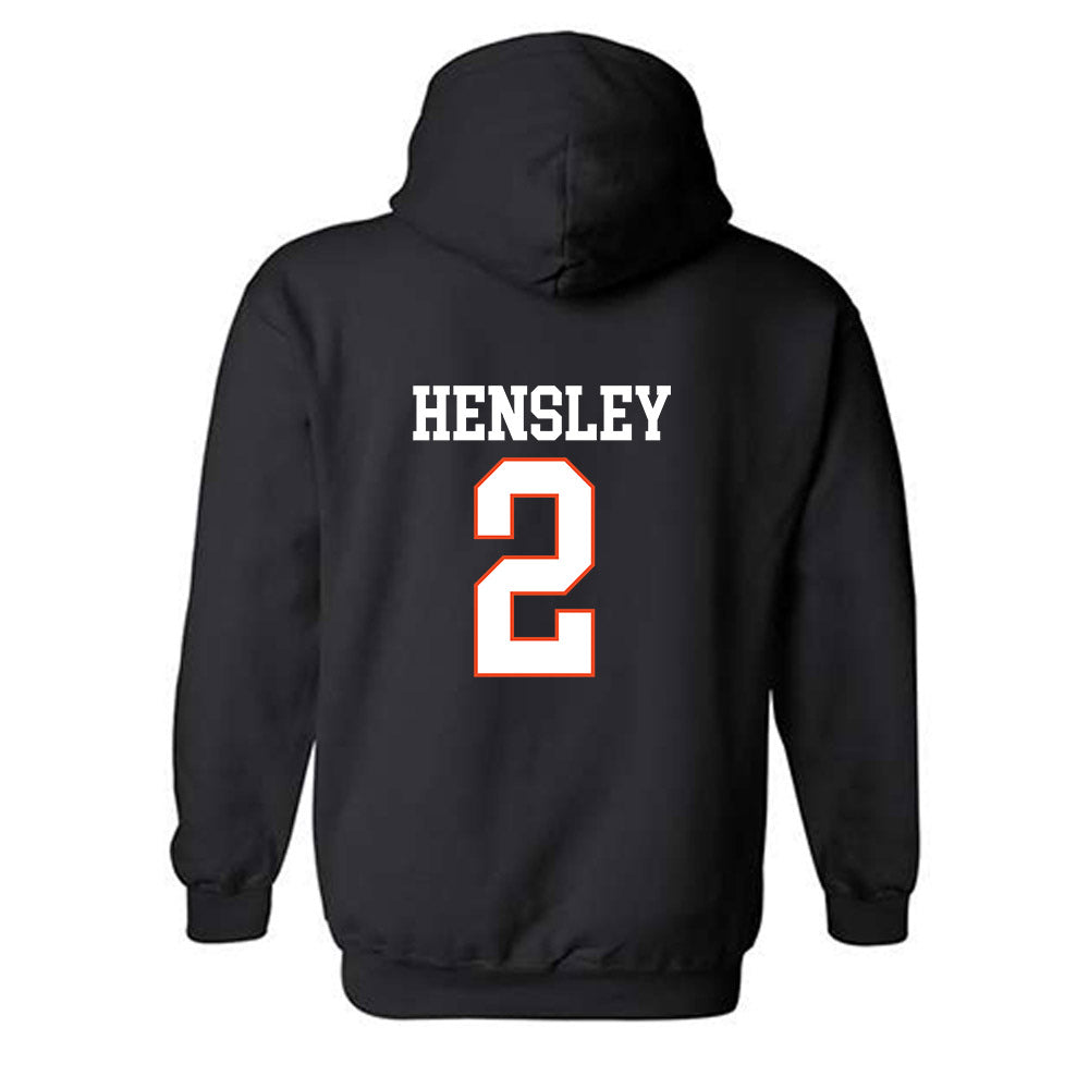 Campbell - NCAA Baseball : Connor Hensley - Replica Shersey Hooded Sweatshirt-1
