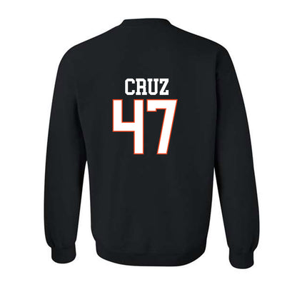 Campbell - NCAA Baseball : Gabriel Cruz - Replica Shersey Crewneck Sweatshirt-1