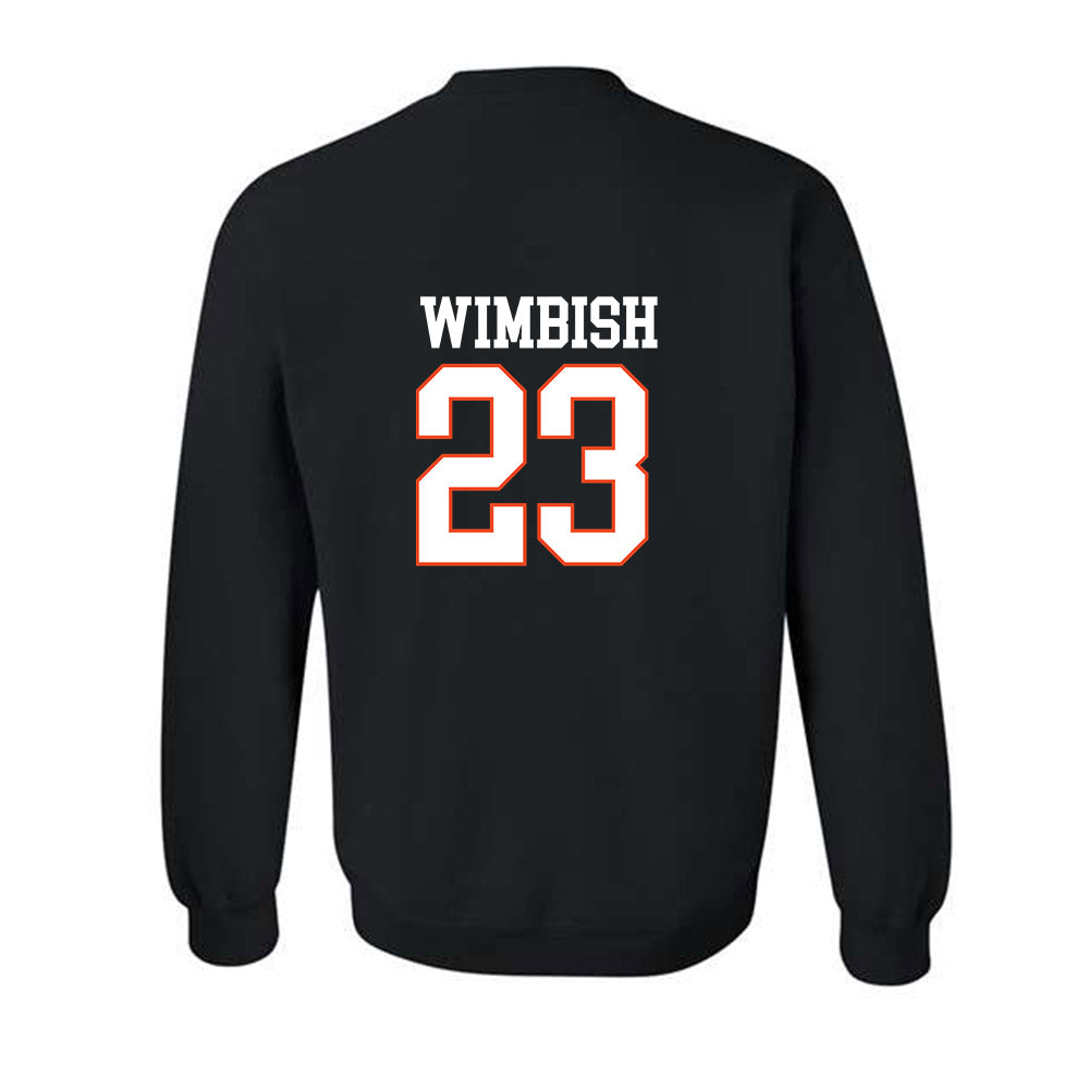 Campbell - NCAA Baseball : Camden Wimbish - Replica Shersey Crewneck Sweatshirt-1