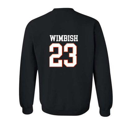 Campbell - NCAA Baseball : Camden Wimbish - Replica Shersey Crewneck Sweatshirt-1