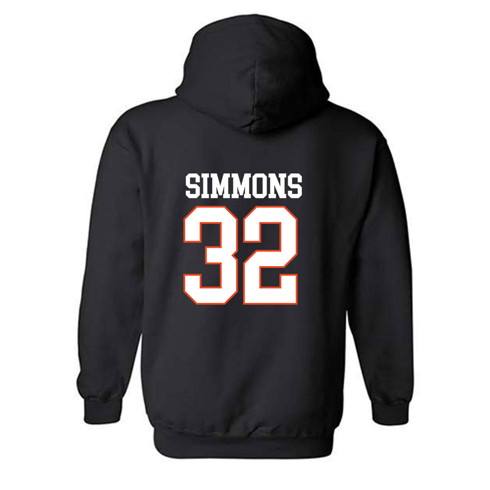 Campbell - NCAA Baseball : Owen Simmons - Replica Shersey Hooded Sweatshirt-1