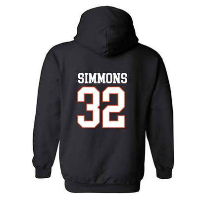 Campbell - NCAA Baseball : Owen Simmons - Replica Shersey Hooded Sweatshirt-1