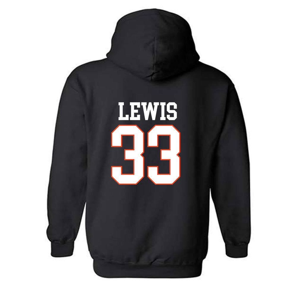 Campbell - NCAA Baseball : Harrison Lewis - Replica Shersey Hooded Sweatshirt-1