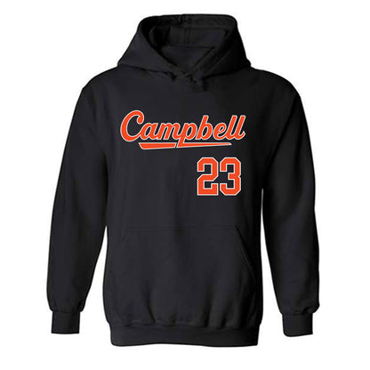 Campbell - NCAA Baseball : Bryce Schares - Replica Shersey Hooded Sweatshirt-0