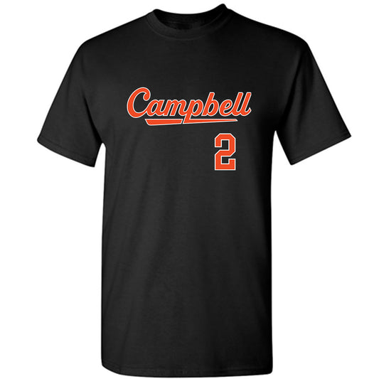 Campbell - NCAA Baseball : Connor Hensley - Replica Shersey T-Shirt-0