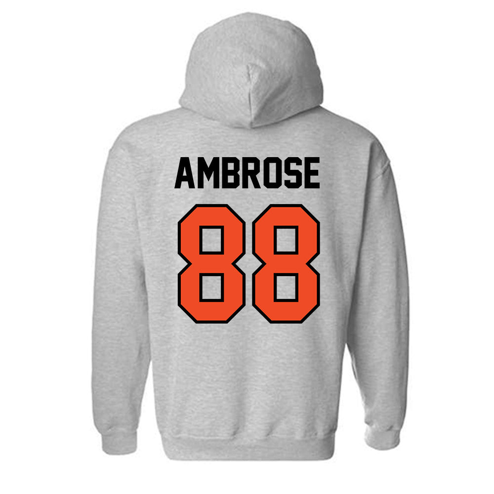 Campbell - NCAA Football : Brady Ambrose - Fashion Shersey Hooded Sweatshirt-1