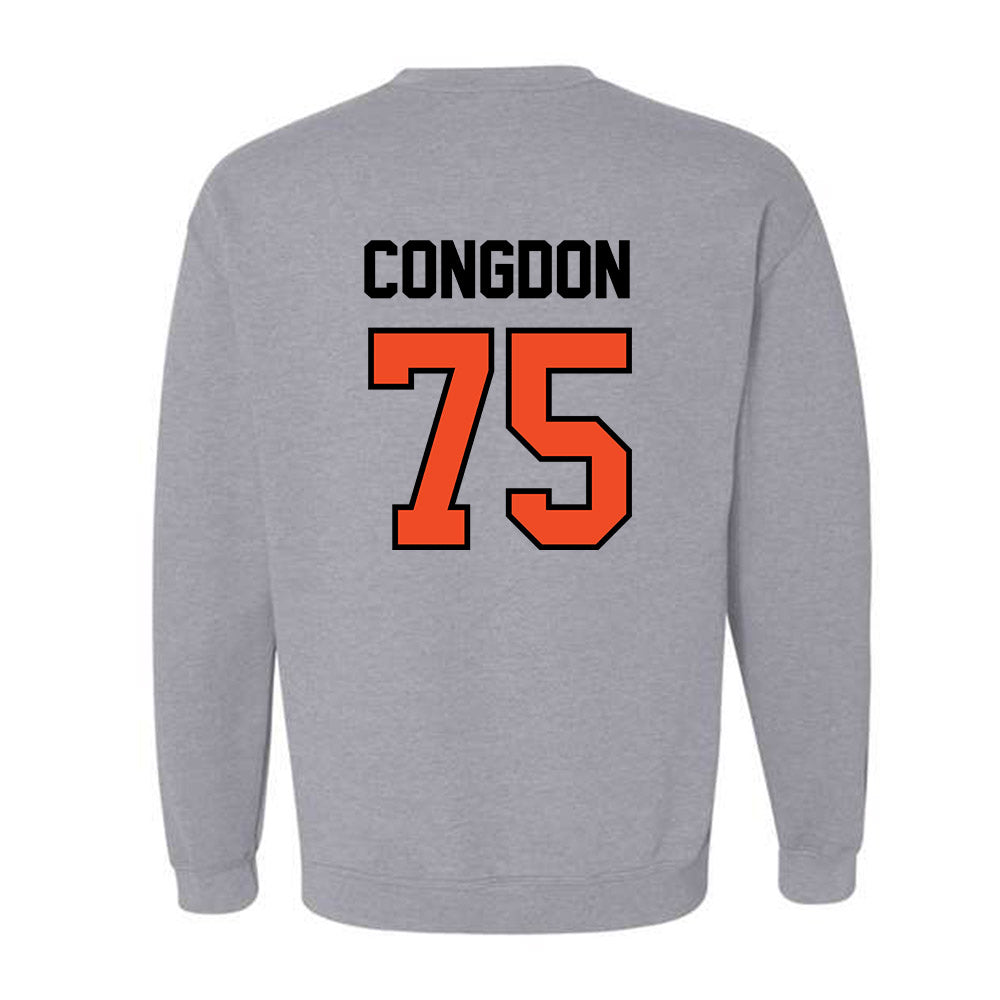 Campbell - NCAA Football : Dylan Congdon - Fashion Shersey Crewneck Sweatshirt-1