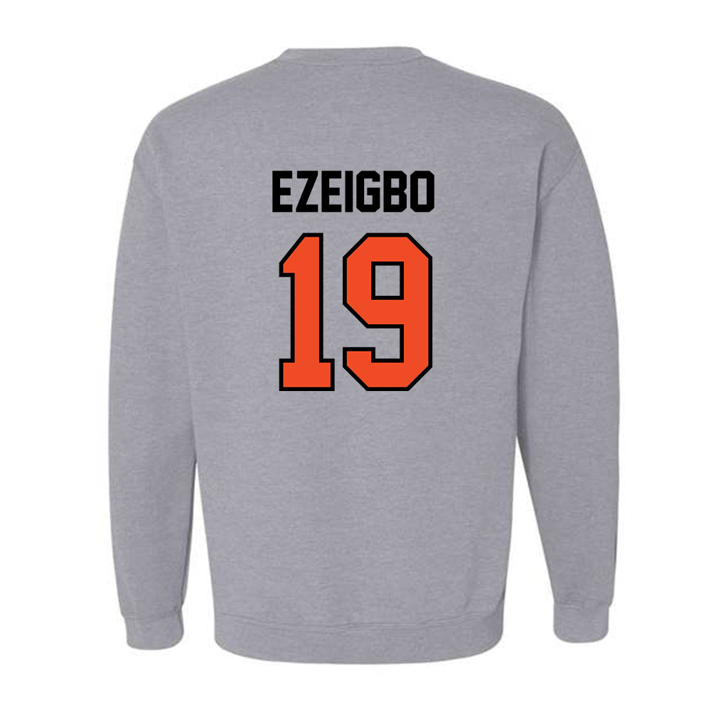 Campbell - NCAA Football : Chinua Ezeigbo - Fashion Shersey Crewneck Sweatshirt-1