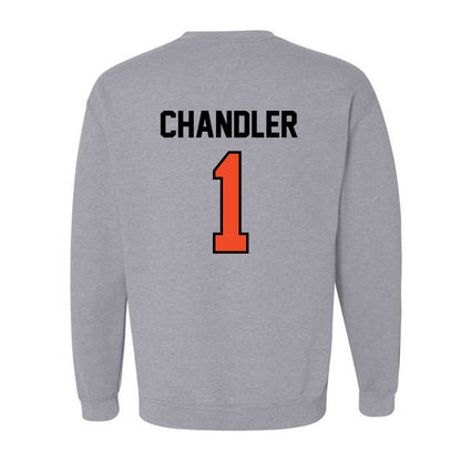 Campbell - NCAA Football : Mike Chandler - Fashion Shersey Crewneck Sweatshirt-1