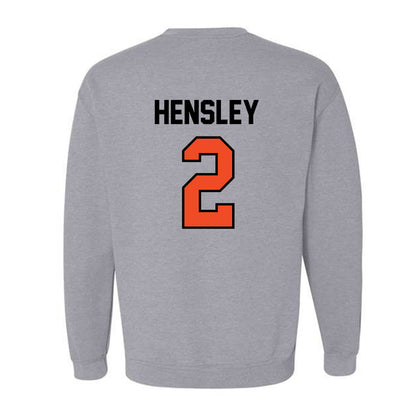 Campbell - NCAA Baseball : Connor Hensley - Fashion Shersey Crewneck Sweatshirt-1