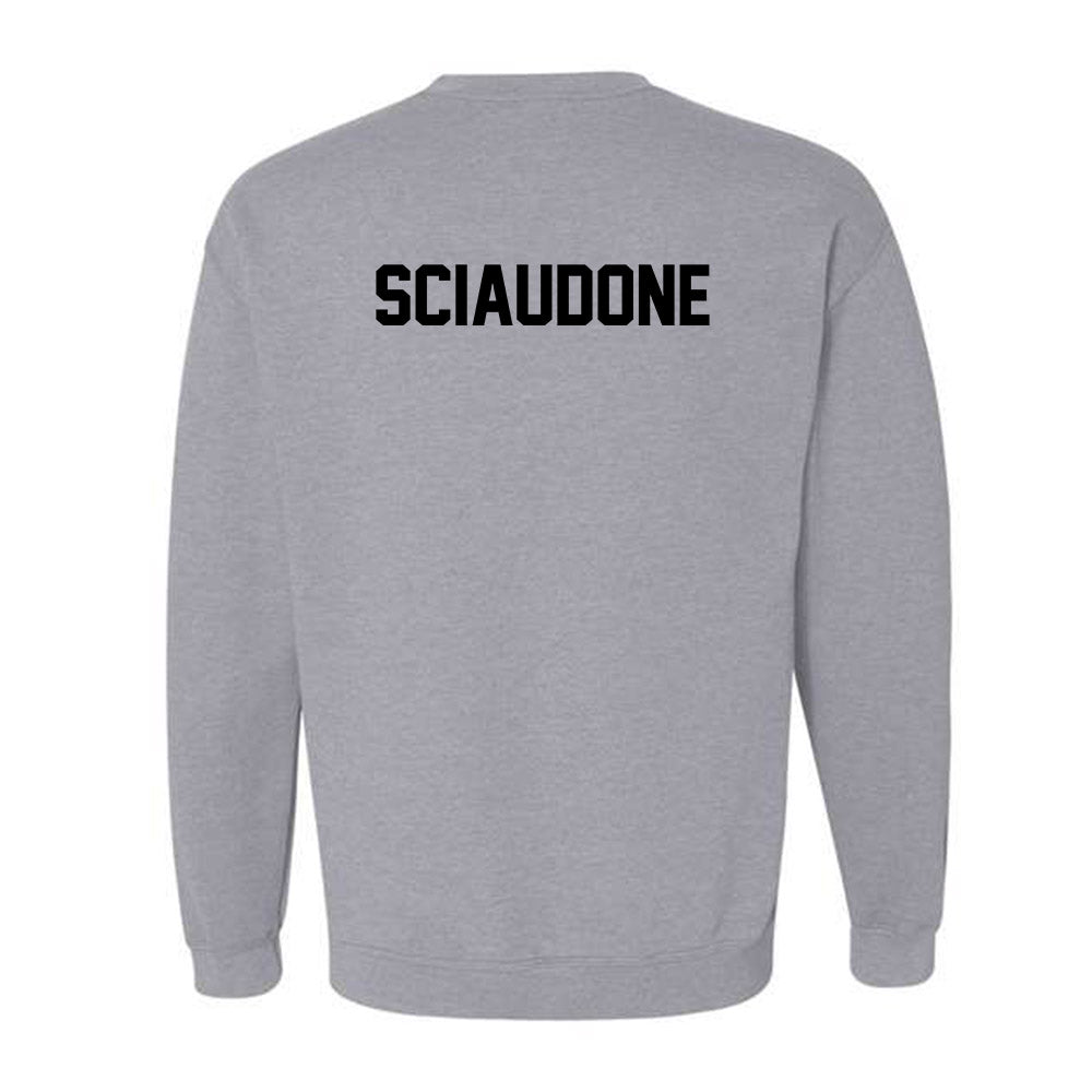 Campbell - NCAA Women's Swimming & Diving : Gaby Sciaudone - Fashion Shersey Crewneck Sweatshirt-1
